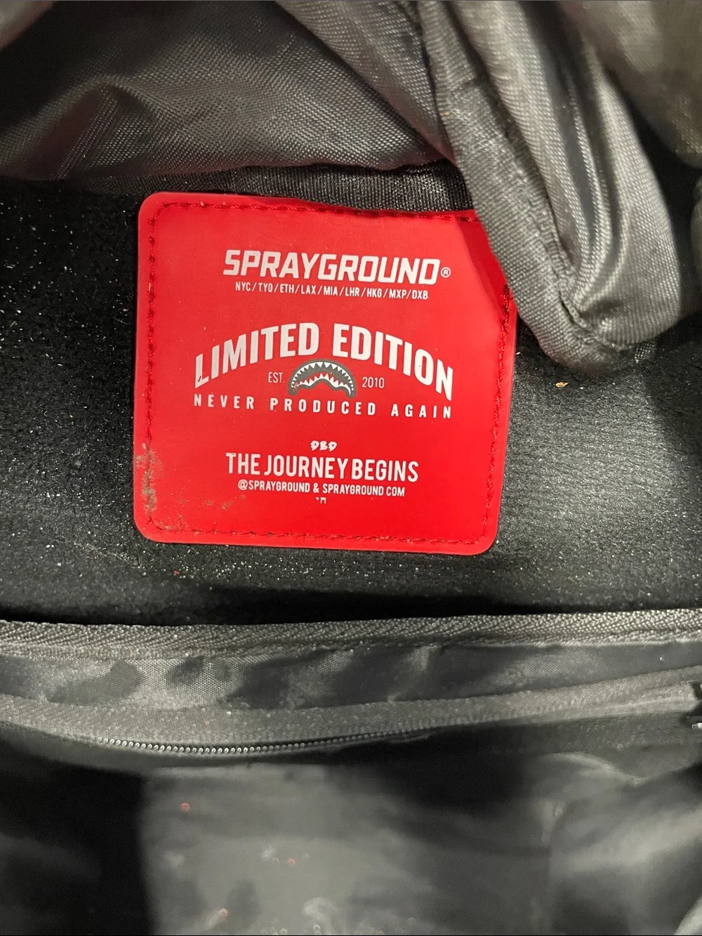 SPRAYGROUND MONEY BEAR SEEING TRIPLE BACKPACK FTL-07-172